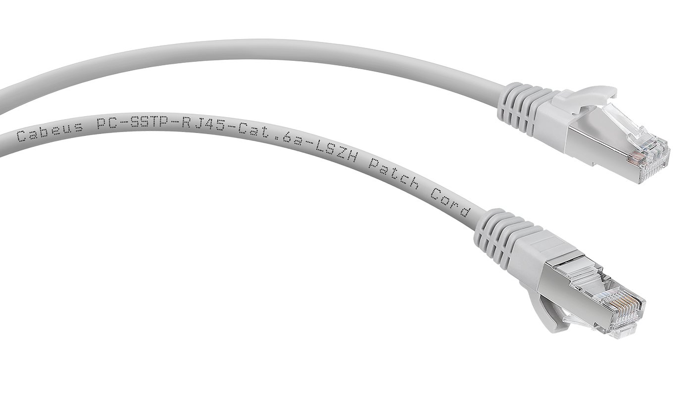 PC-SSTP-RJ45-Cat.6a-1.5m-LSZH (7902c), серый