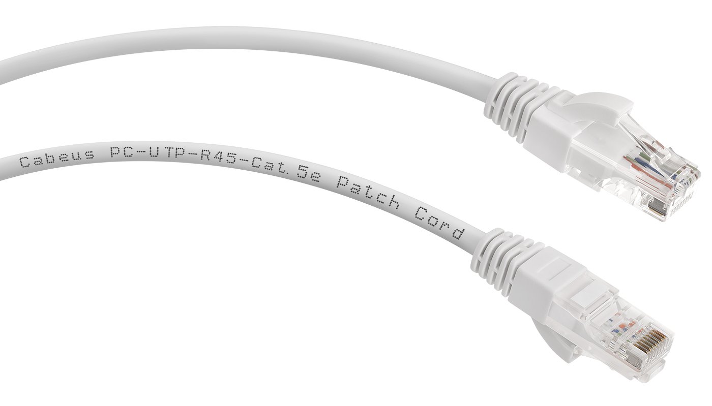 PC-UTP-RJ45-Cat.5e-0.15m-WH (8991c), белый