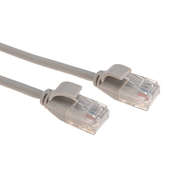 Патч-корд U/UTP CAT 6A (10G), RJ45-RJ45, 28AWG, LSZH, серый, 2м REXANT (02-0380-2)