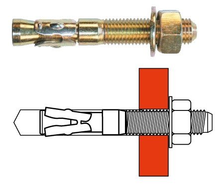 Анкер клиновой усиленный М8х120 (50 шт) (PR08.3476)