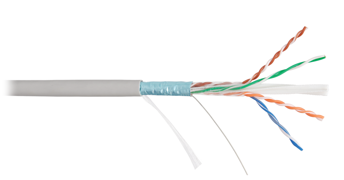 F/UTP 4pair, Cat6, Solid, In, PVC (NMC 4240A-GY)