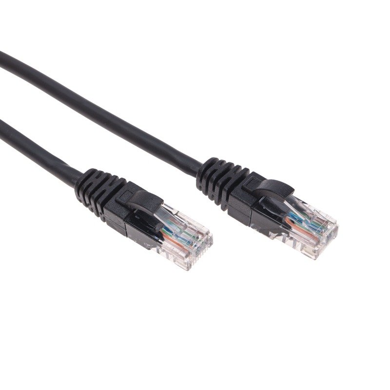 Патч-корд U/UTP, CAT 5e, RJ45-RJ45, 26AWG, LSZH, черный, 1,5м  REXANT (02-0102-105)