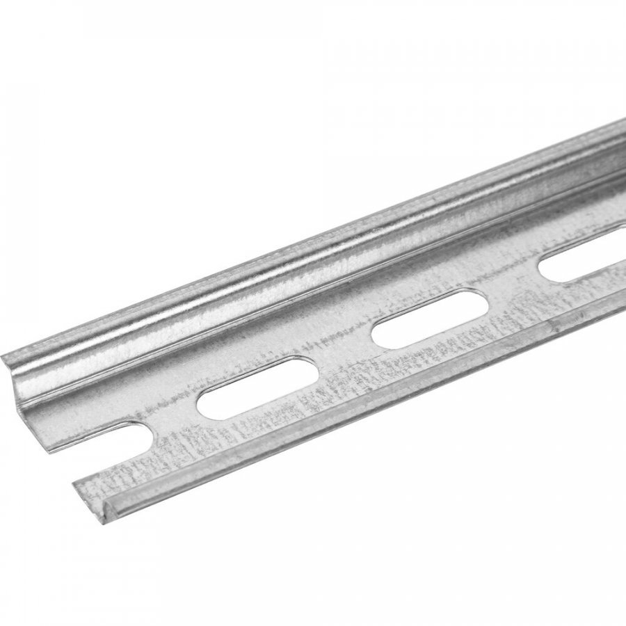 DIN-рейка L-115 мм перфорированная оцинкованная (0,8мм) (PR08.6003)
