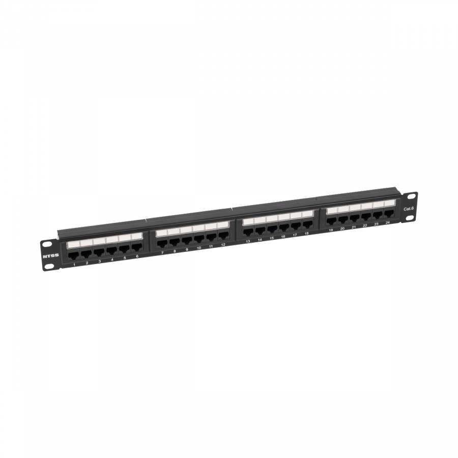 NTSS-PP-1U-24-UTP-RJ45-6-D 19" 1U 24xRJ45 кат.6 UTP