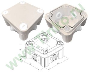 КМ-1010(П)-IP55 / Коробка монтажная