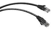 PC-UTP-RJ45-Cat.6-0.3m-BK (8661c), чёрный / Патч-корд медный