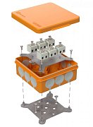 Коробка огнестойкая для о/п двухкомпонентная 60-0303-FR2.5-12 Е15-Е120 100х100х40 Промрукав / Коробка огнестойкая