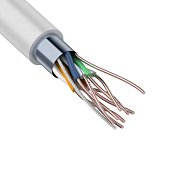 F/UTP, CAT 5e, ZH нг(А)-HF, 4PR, 24AWG, INDOOR, SOLID 305 м (01-0169) / Кабель «витая пара» (LAN) для структурированных систем связи