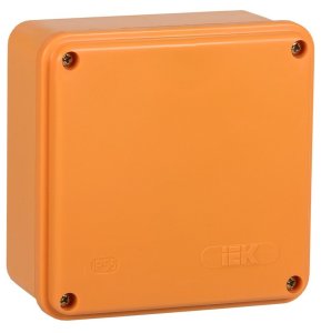 Коробка 100х100х50 6P IP44 (UKF20-100-100-050-6-4-09) / Коробка распаячная огнестойкая с гладкими стенками