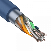 F/UTP, CAT 6, PVC, 4PR, 23AWG, INDOOR, SOLID, синий, 305 м, REXANT (01-0147) / Кабель «витая пара» (LAN) для структурированных систем связи