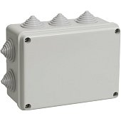 Коробка ОП 190х140х70мм, крышка, IP55, 10 гермовводов (SQ1401-1244)