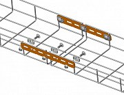 Пластина соединительная для проволочного лотка (PR08.2282) / Пластина соединительная