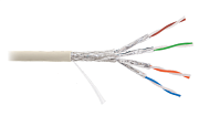 S/FTP 4pair, Cat6a, Solid, In, нг(А)-LSLTx (NMC 9555L-IY) / Кабель «витая пара» (LAN) для структурированных систем связи