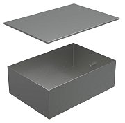 Коробка металлическая с крышкой для заливки в пол BOX/8-12 (70181) / Коробка металлическая с крышкой для заливки в пол 309х217х105мм, для люков 70083, 70012