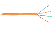 U/UTP 4pair, Cat5e, Solid, In, нг(А)-HF (NMC 2101C-OR) / Кабель «витая пара» (LAN) для структурированных систем связи