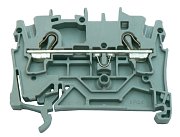 WAGO 2002-1201 клемма 2-х проводная / Клемма проходная на DIN рейку
