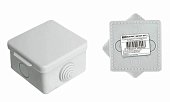 Коробка ОП 65х65х50мм, крышка,  IP54, 4вх. (SQ1401-0111)