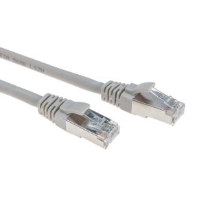 Патч-корд F/UTP CAT 6, RJ45-RJ45, 26AWG, LSZH, серый, 1м REXANT (02-0210-1) / Патч-корд FTP