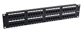 Патч-панель 19", 48хRJ-45, UTP, Cat.5e, 2U (10-0405)