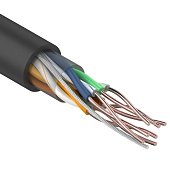 U/UTP 4PR 24AWG CAT5e 305м OUTDOOR REXANT (01-0045)