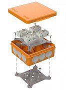 Коробка огнестойкая для о/п двухкомпонентная 60-0303-FR6.0-4-8-Р Е15-Е60 100х100х40 Промрукав / Коробка огнестойкая