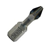 Биты Ph1x25 мм, Torsion, C 6,3 (10шт) (D-T-PH01-025-010)