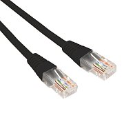 Патч-корд U/UTP CAT 6, RJ45-RJ45, 26AWG, LSZH, черный, 0.3м REXANT (02-0292-03) / Патч-корд UTP