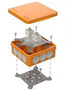 Коробка огнестойкая для о/п двухкомпонентная 60-0303-FR6.0-4 Е15-Е120 100х100х40 Промрукав / Коробка огнестойкая