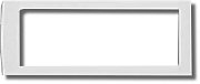 Рамка универсальная на 6 модулей, белая (F00015) / Рамка универсальная, Viva